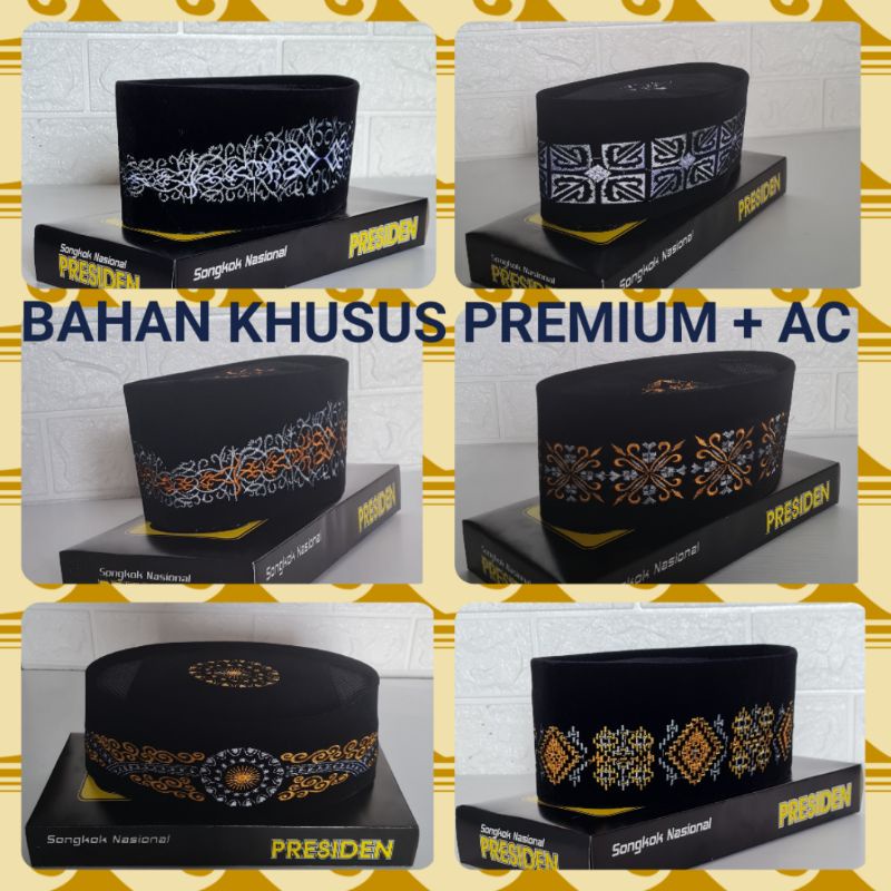 Kopiah Bordir Batik