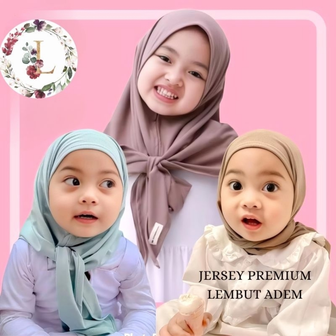 Bergo Instan Anak - Jersey